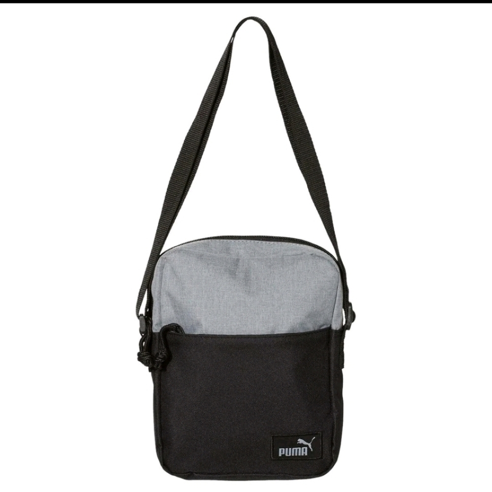 NWT Puma Heather Light Gray/Black Crossover Bag!!